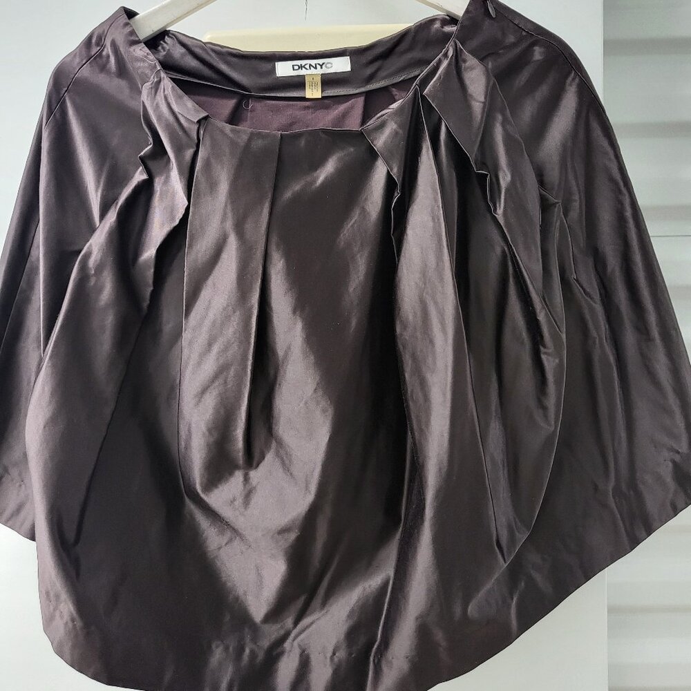 Satin DKNY tulip skirt
